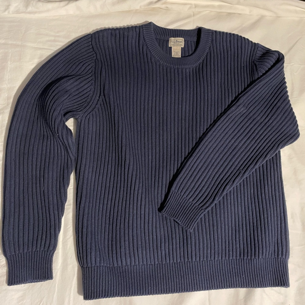 Vintage LL Bean cotton sweater Large